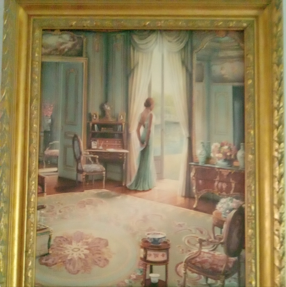 Victorian ladies Green dress